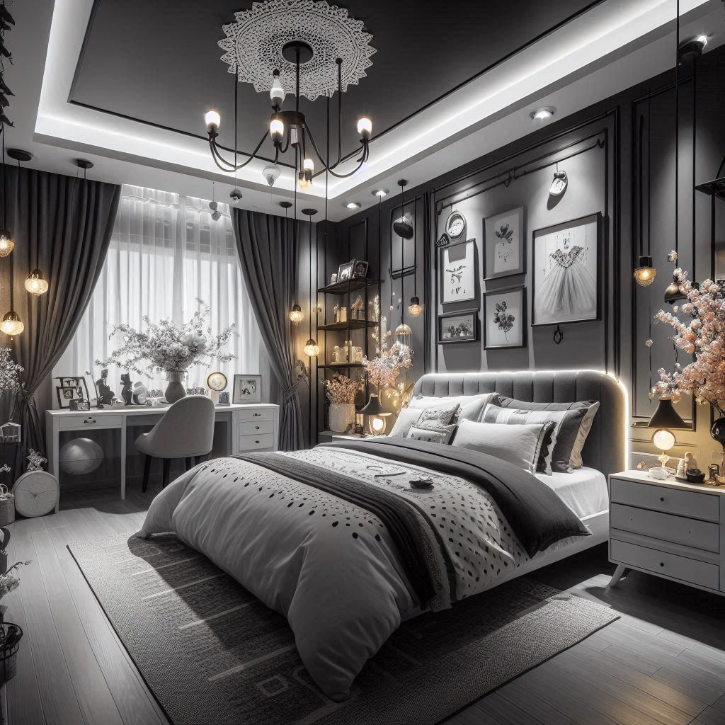 Bedroom Design Ideas Black and White