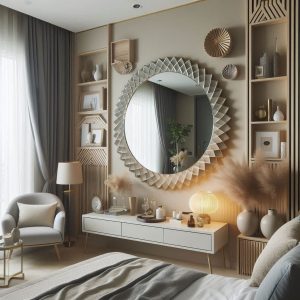 Mirror Corner Bedroom Decoration