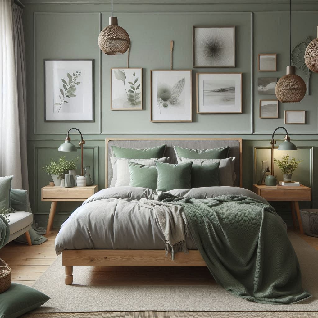 Sage Green Bedroom Decorating Ideas​