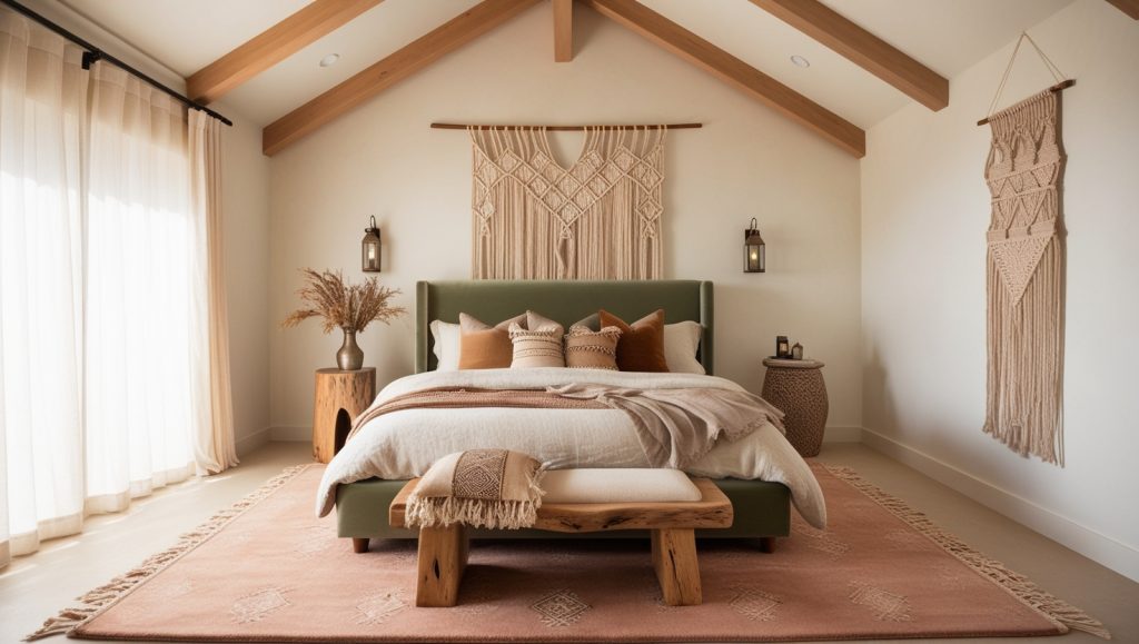 Cozy Boho Bedroom Western Ideas